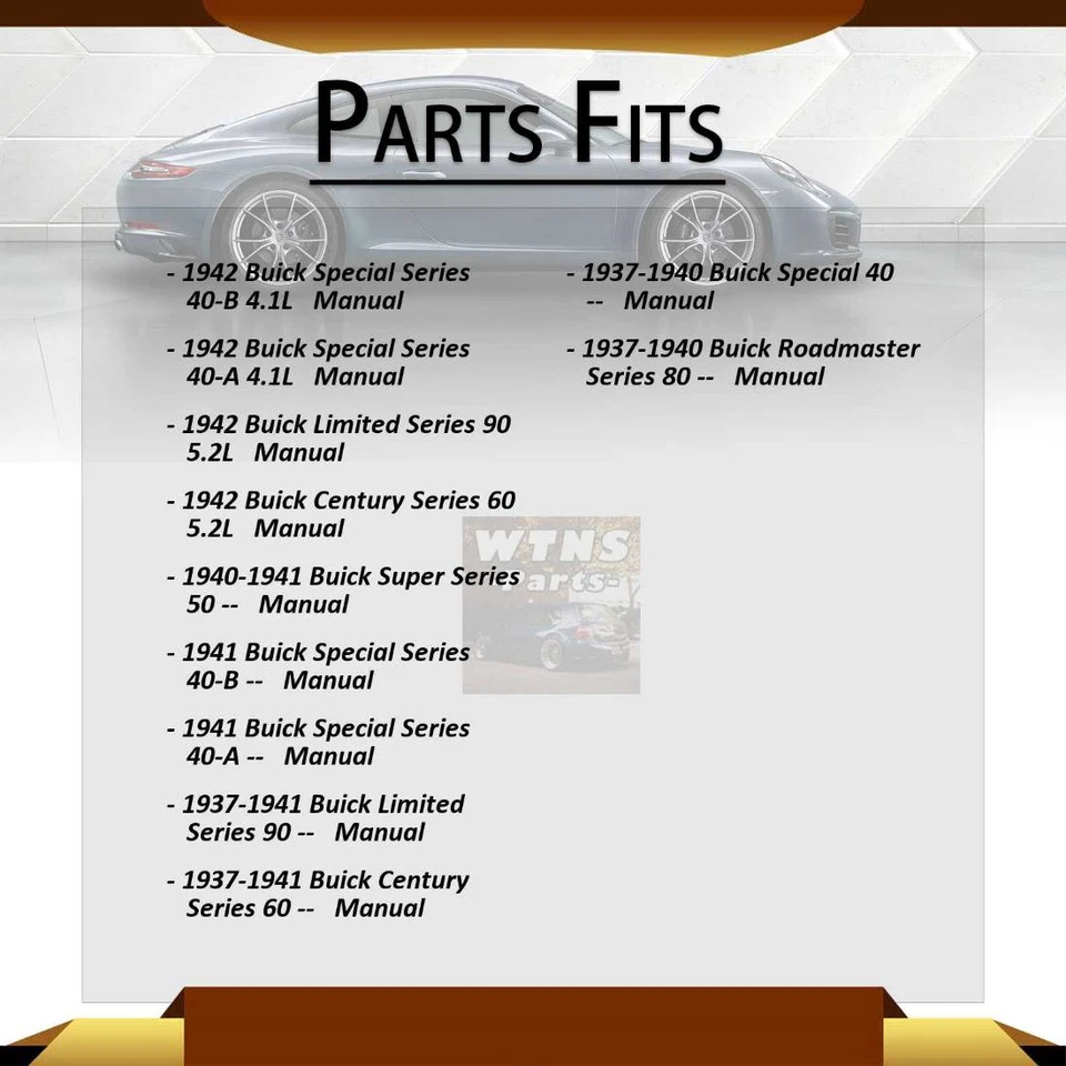 Ремонтный комплект главного тормозного цилиндра Dorman для Buick Special Series 40-B 4,1 л 1942 - Изображение 3 из 4