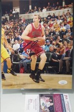 Erik Murphy Chicago Bulls Signed Autographed 8x10 Photo JSA Authenticated