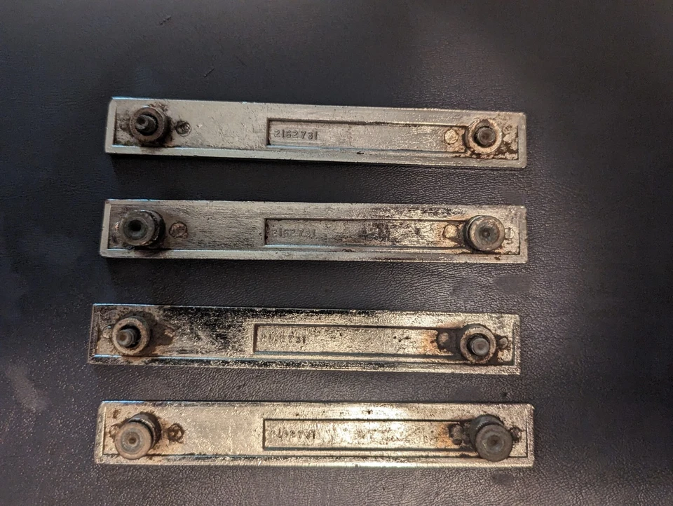 1962 Chrysler New Yorker Interior Door Badges - Image 3 of 3