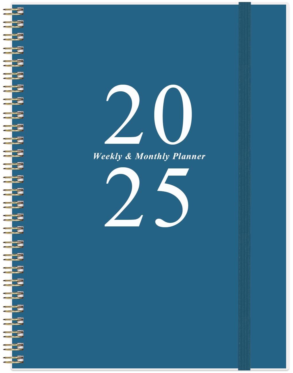 2025 Planner - Weekly & Monthly Planner Spiral Bound Planner 2025 from Januar...