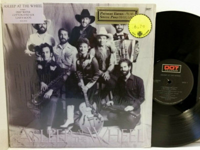 ASLEEP AT THE WHEEL Self Titled LP in SHRINK DOT MCA-39036 Hype - Tested EX *S8