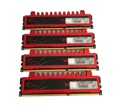 G.Skill F3-12800CL9T-12GBRL | 16 GB (4x4GB)  DDR3 RAM | 1600 MHz | RIPJAWS