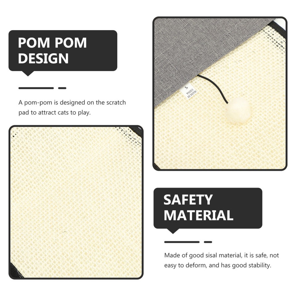 4 Pieces Toys Pet Cat Scratching Board Scratcher Cardboard Lounge eBay