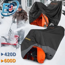 Heavy Duty Two Stage Snow Blower Cover Storage Tarp Waterproof Snow UV Protector