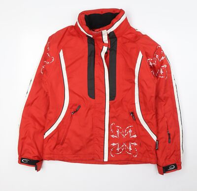 Thinsulate Womens Red Ski Jacket Size S Zip