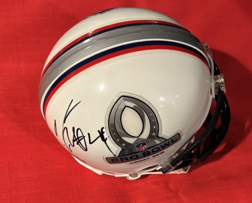Darrelle Revis JETS 2012 NFL Probowl Football Autographed Signed Mini Helmet JSA 