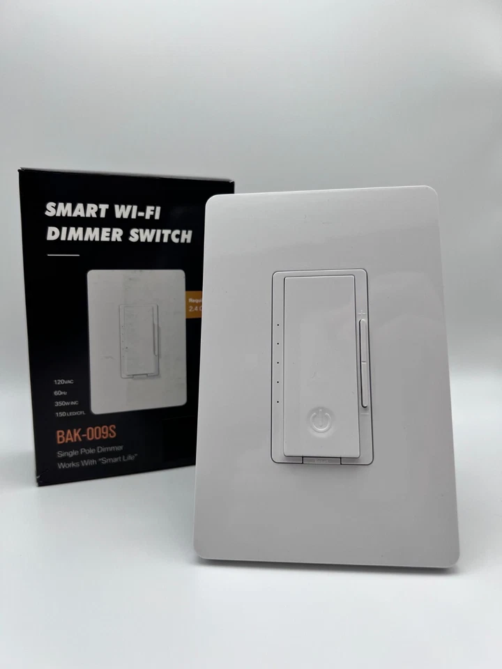 Smart WI-FI Dimmer Switch, Mobile or Voice Control, Timer, Brightness Adjustment - Image 2 of 4