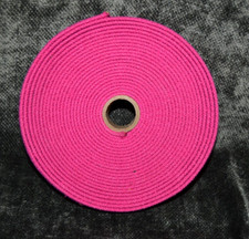 Pink 1" Cotton Webbing -Continuous Yardage -Made in USA