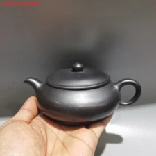 6.4''Old Chinese Yixing Zisha Exquisite purple clay teapot Marke Antique teapot