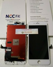 DISPLAY OEM LCD SCHERMO VETRO TOUCH APPLE IPHONE 7 PLUS BIANCO PARI ORIGINALE