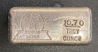 Vintage Star Metals Rough Pour Silver Bar 10.70ozt Bar .999 Fine Silver
