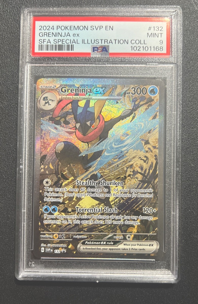 PSA9 2024 ゲッコウガEX greninja ex #132 2024 Greninja ex #132 PSA 9 Shrouded Fable Promo Special