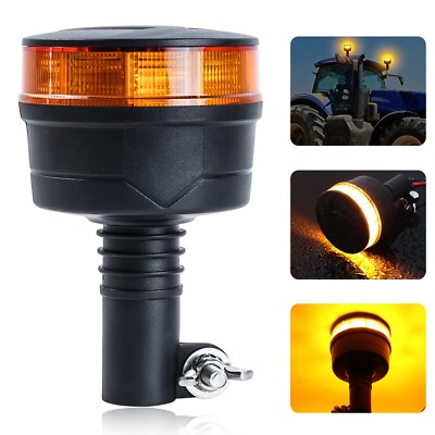 12V Rundumkennleuchte Rotation Kennleuchte E9 Warnleuchte Blitzleuchte 30 LED