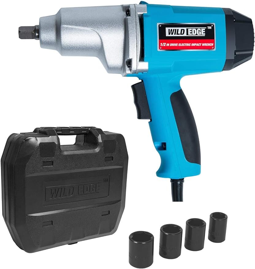 Heavy Duty 1/2 Inch Drive Corded Impact Gun, 7.5 Amp Max Torque 240 Ft
