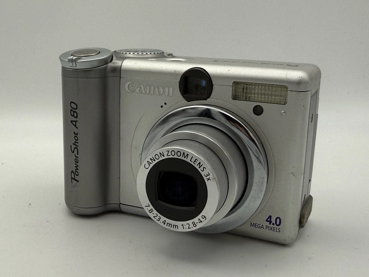 Canon PowerShot A80 1-4.9x Digital Zoom Digital Cameras for sale 