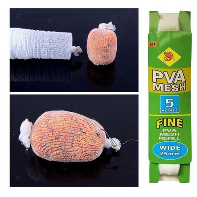 Pva 25/37mm breite mesh-stoßstange und freie röhre für karpfen angeln trendy
