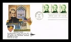 US COVER SYLVANUS THAYER WEST POINT GREAT AMERICANS FDC GILL CRAFT CACHET