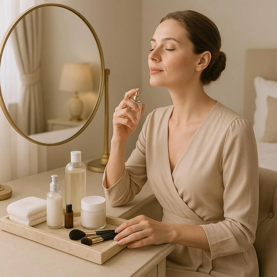 Natural Java Marble Tray Handcrafted Stone Organizer for Bathroom Vanity Offi... - Image 2 of 4