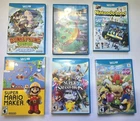 Lot Of 6 Wii U Games All Tested & Complete Mario Rayman Smash Bros Donkey Kong