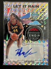 2024-25 Bowman University's Best Kiki Iriafen Let It Rain Laundry Tag Auto 1/1