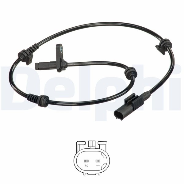 ABS Sensor Raddrehzahl Delphi SS20552 FüR Mercedes S211 Klasse W211 Model 240-image