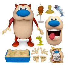 Super7 Ultimates 7-inch Series Ren & Stimpy Action Figure - Stimpy