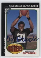 2004 Topps All-Time Fan Favorites Auto Cliff Branch #CB Auto 4f5