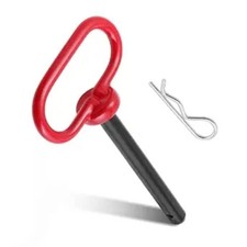 2Pcs Trailer Hitch Pin, 1/2 x 4 Inch Hitch Pin R-Clip Pin for 1/2 x 4 Inch 2