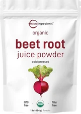 Beet Root Powder 4lbs | Cold Pressed, Water Soluble Superfood Mix