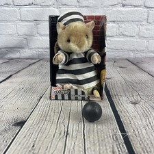 Gemmy Dancing Hamster Jailhouse Rock Prison Ball Chain 2001 New Old Deadstock