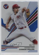 2024 Topps Pristine Blue Refractor 66/75 Connor Phillips #61 0nr3