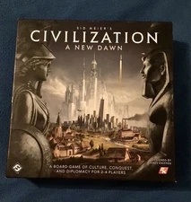 Civilization A New Dawn 2017 Board Game Fantasy Flight Games — Open Box New