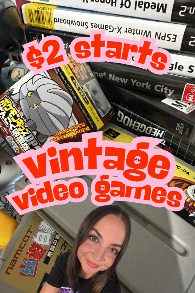 $2 Nostalgic & Retro Video Games + More