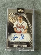 2024 Topps Chrome Black Base Auto Spencer Strider CBA-SS