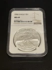 US Mint 2006 American Silver Eagle $1 1 oz .999 Silver NGC MS69