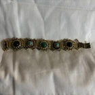 Vintage Costume Jewelry Cabochon Bracelet