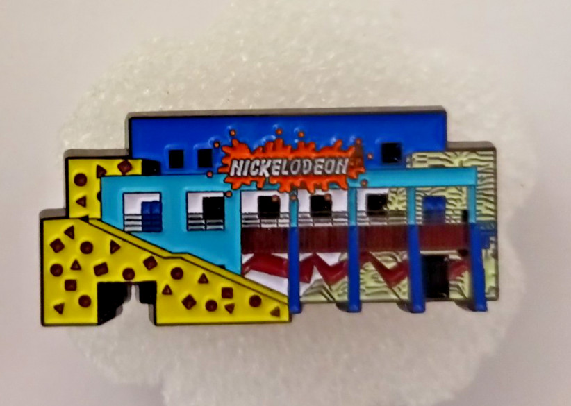 NICKELODEON STUDIOS 90ER RETRO - EMAILLE PIN - VERSAND ALLE PINS, DIE SIE KAUFEN FÜR $4,99