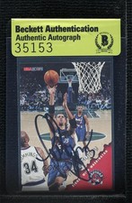 BAS 1996-97 NBA Hoops Tracy Murray #152 Authentic Auto 3c7
