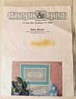 Ginger & Spice Counted Cross Stitch Kit: Baby Blocks Birth Announcement