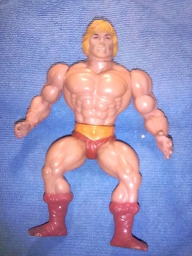 Mattel, Masters of the Universe, HE-MAN, Action Figure, Vintage 1981, grey skull