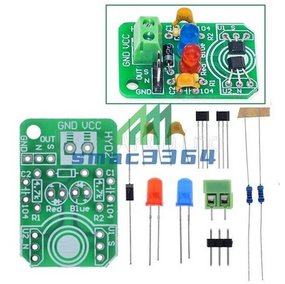 Hall magnetic sensor magnetic detection pole resolver North and South Detection