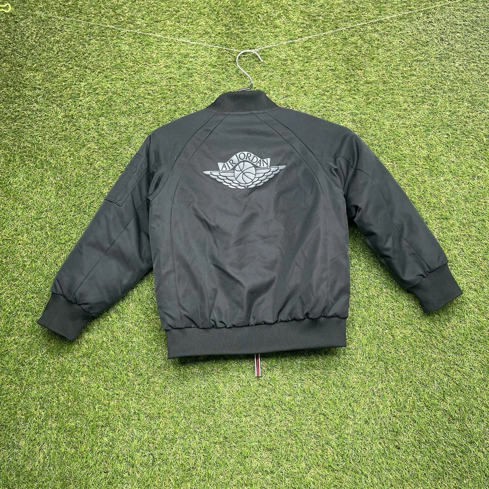 Chaqueta Nike Jordan Juvenil 6 Negra Cremallera City of Flight Softshell Nylon Air y2k Foto 2 de 4