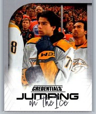 2024-25 Upper Deck Credentials Jumping on the Ice Luke Evangelista #JI-LE