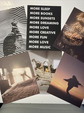 6 Posters Wall Art 6pcs Set Home Decor Poster No Frame Wall Art Gift for Her Men