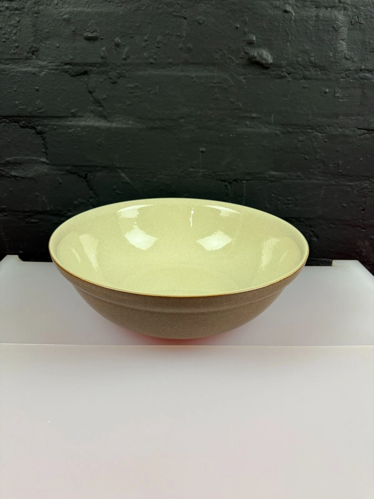 Denby Cinnamon Large Mixing Pasta Salad Vegetable Serving Bowl 30 cm 1st Quality