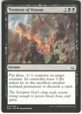 Torment of Venom 79 Hour of Devastation HOU C MTG Magic The Gathering C LP