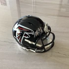 Michael Vick Signed Atlanta Falcons Mini Helmet Beckett BAS COA - No Box