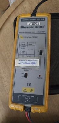 PROBE MASTER 4231 DIFFERENTIAL PROBE  Plus Many Leads And Oscilloscope Cables