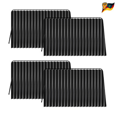 ZATOOTO Auto Sonnenschutz 4 Stück Magnetisch UV Hitzeschutz Schwarz