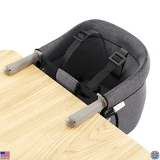 Portable Hook-On High Chair for Babies 6-36 Months - Foldable, 3-Point Harness